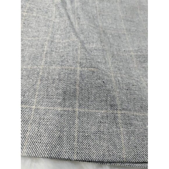 NWT VTG Linda Allard Ellen Tracy Silk Plaid Mini Skirt Black White Women's 14 - Picture 6 of 13